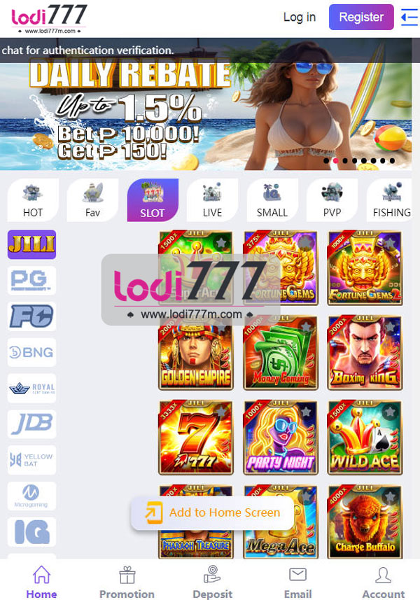 Lodi777 Casino Bonuses